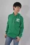 2012 adidas firebird hommes and femmes hoodie big logo green blance